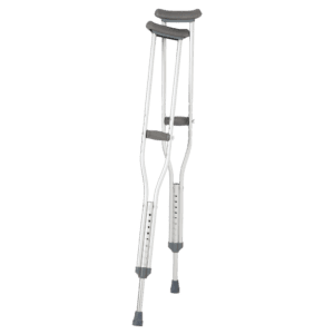 Aluminum Push Button Crutches